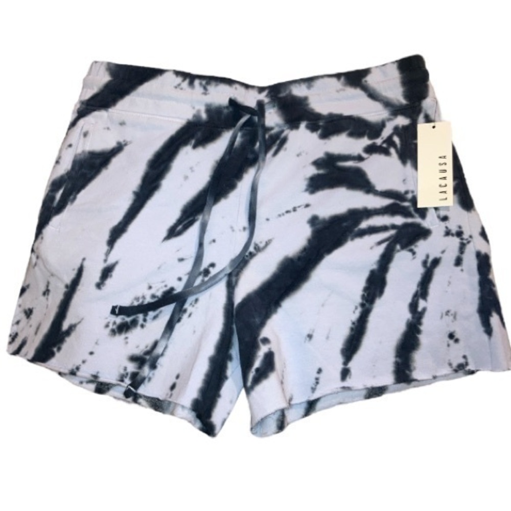 NWT LACAUSA Anthropologie Tie-dye Lounge Shorts Size Small